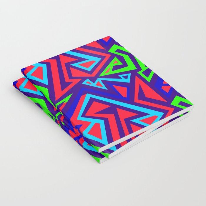 Electric Geometric Bespoke Notebook - Chocolate Ancestor