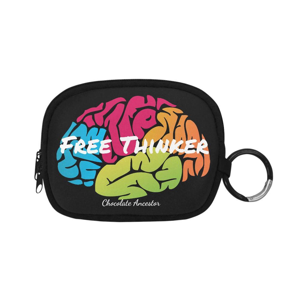 Free Thinker Coin Purse - Chocolate Ancestor