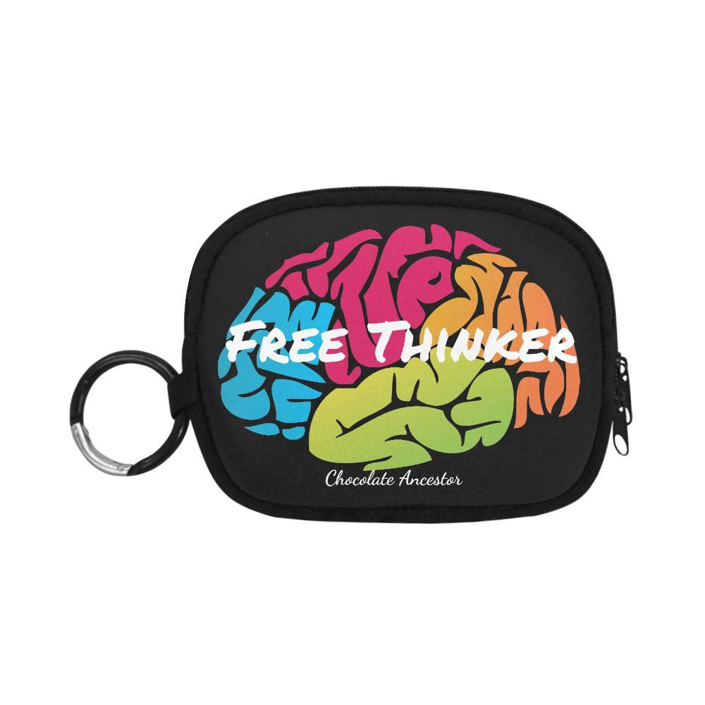 Free Thinker Coin Purse - Chocolate Ancestor