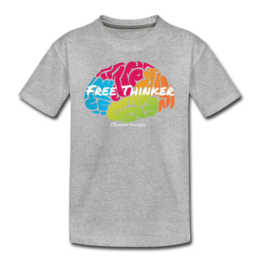 Free Thinker Toddler Premium T-Shirt - Chocolate Ancestor