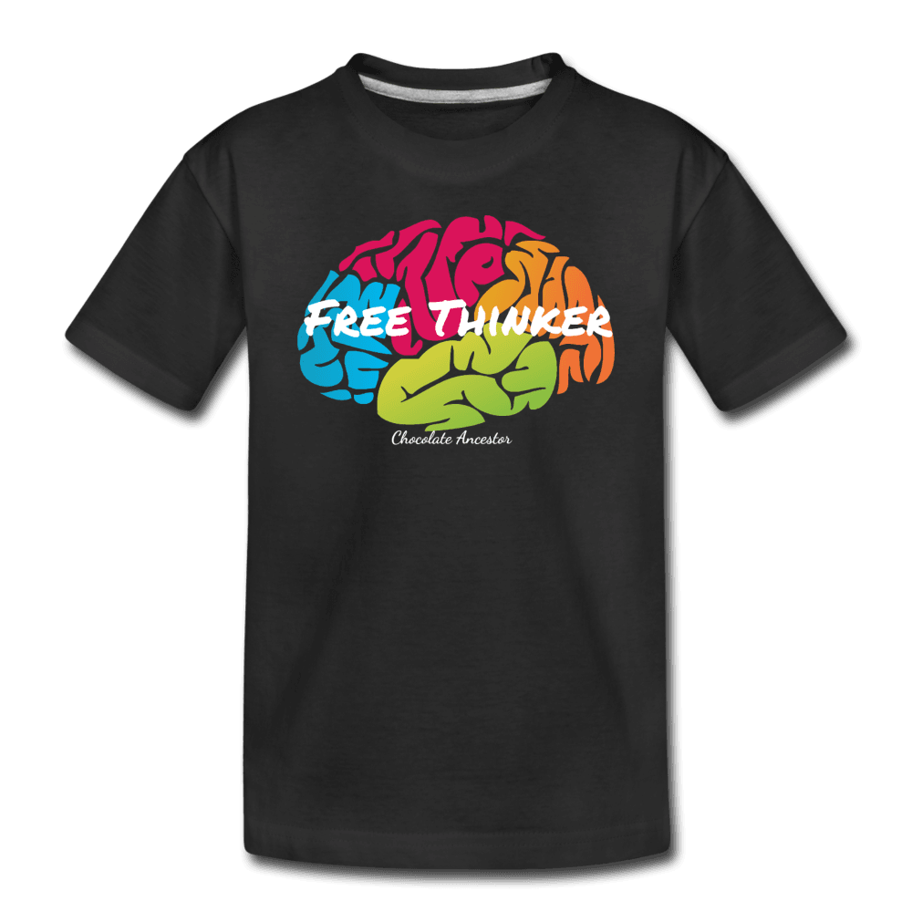 Free Thinker Toddler Premium T-Shirt - Chocolate Ancestor