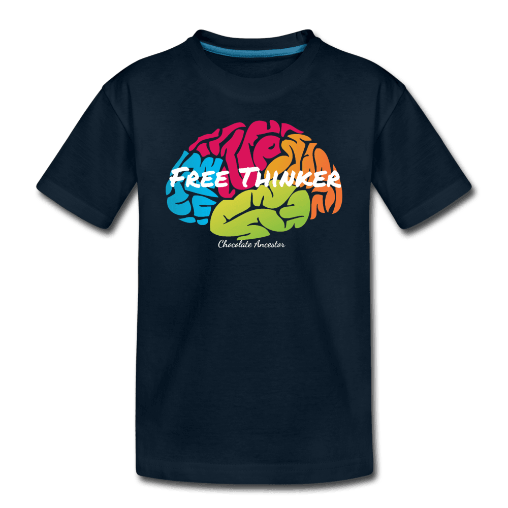 Free Thinker Toddler Premium T-Shirt - Chocolate Ancestor