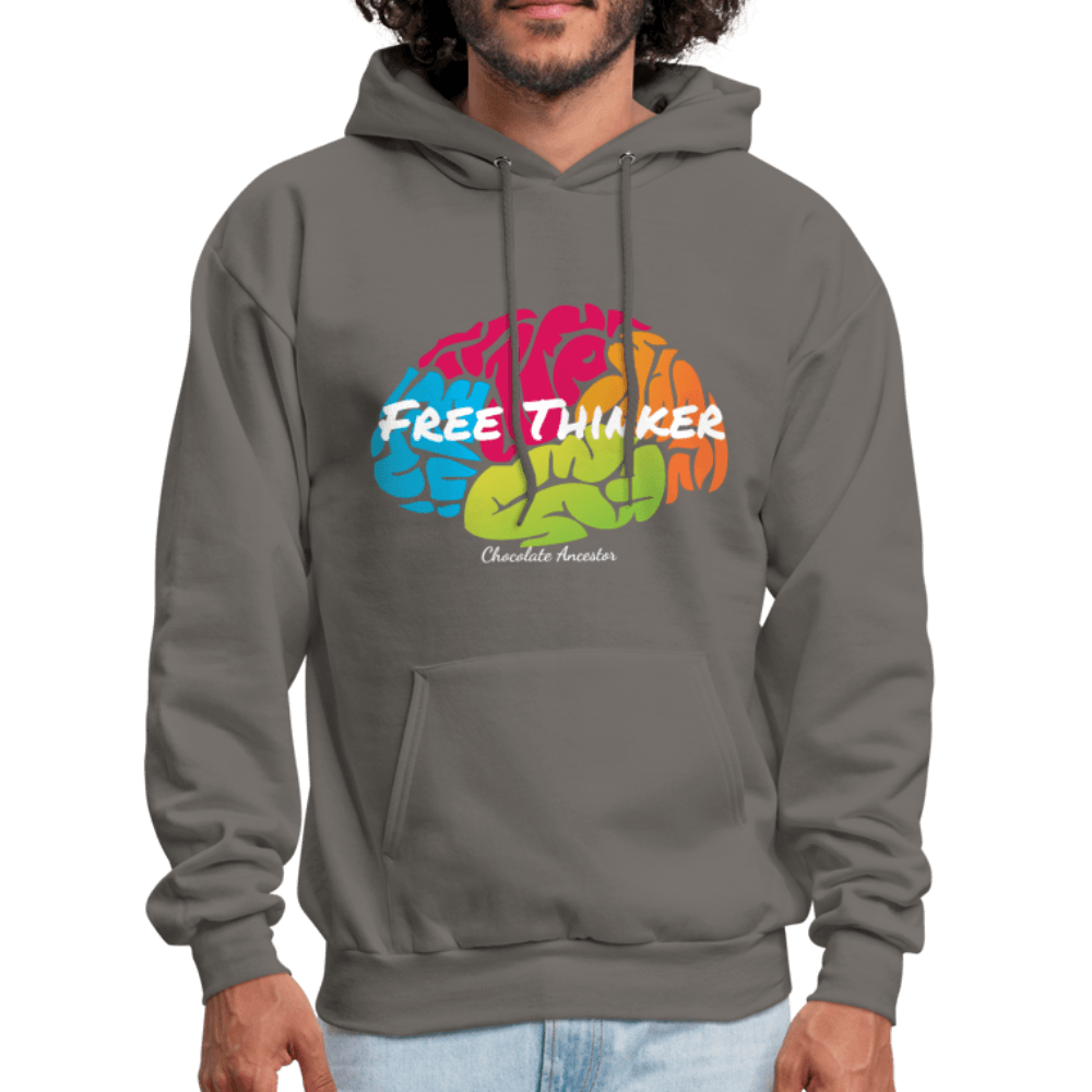 Free Thinker Unisex Hoodie (Style 2) - Chocolate Ancestor