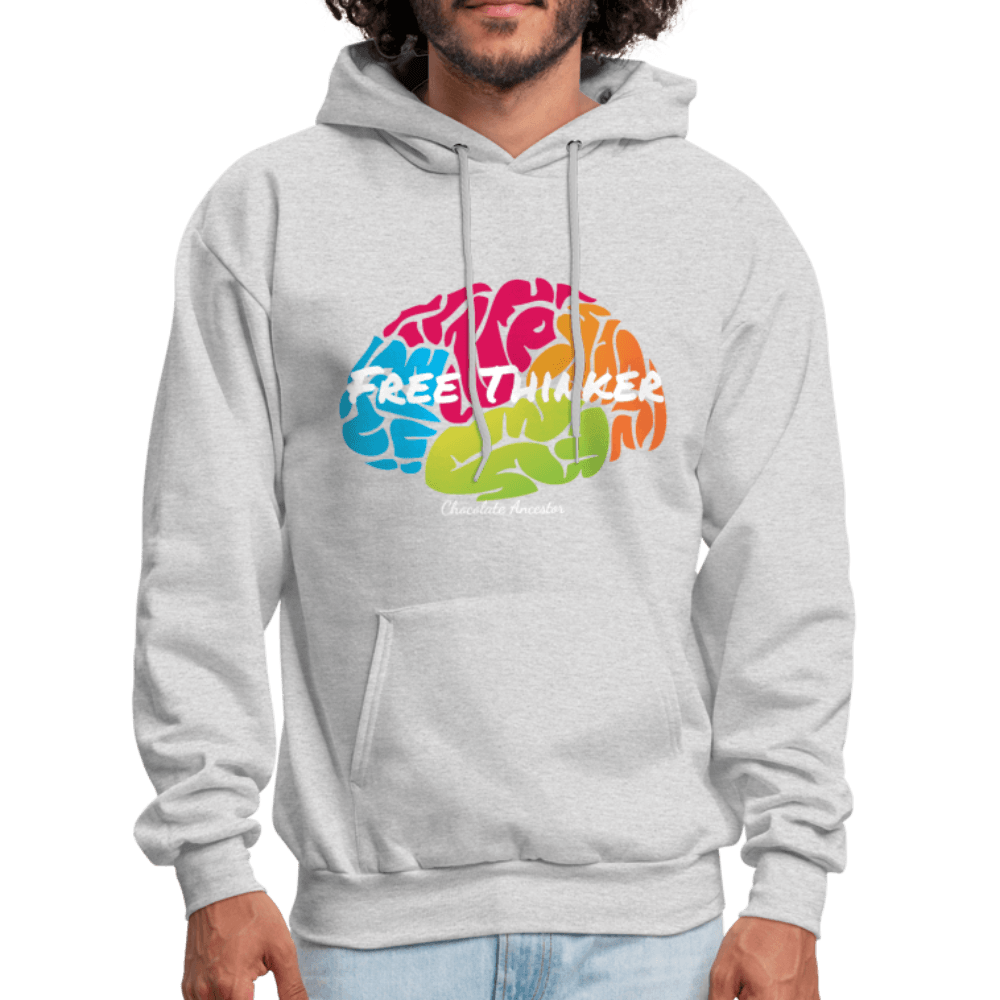 Free Thinker Unisex Hoodie (Style 2) - Chocolate Ancestor