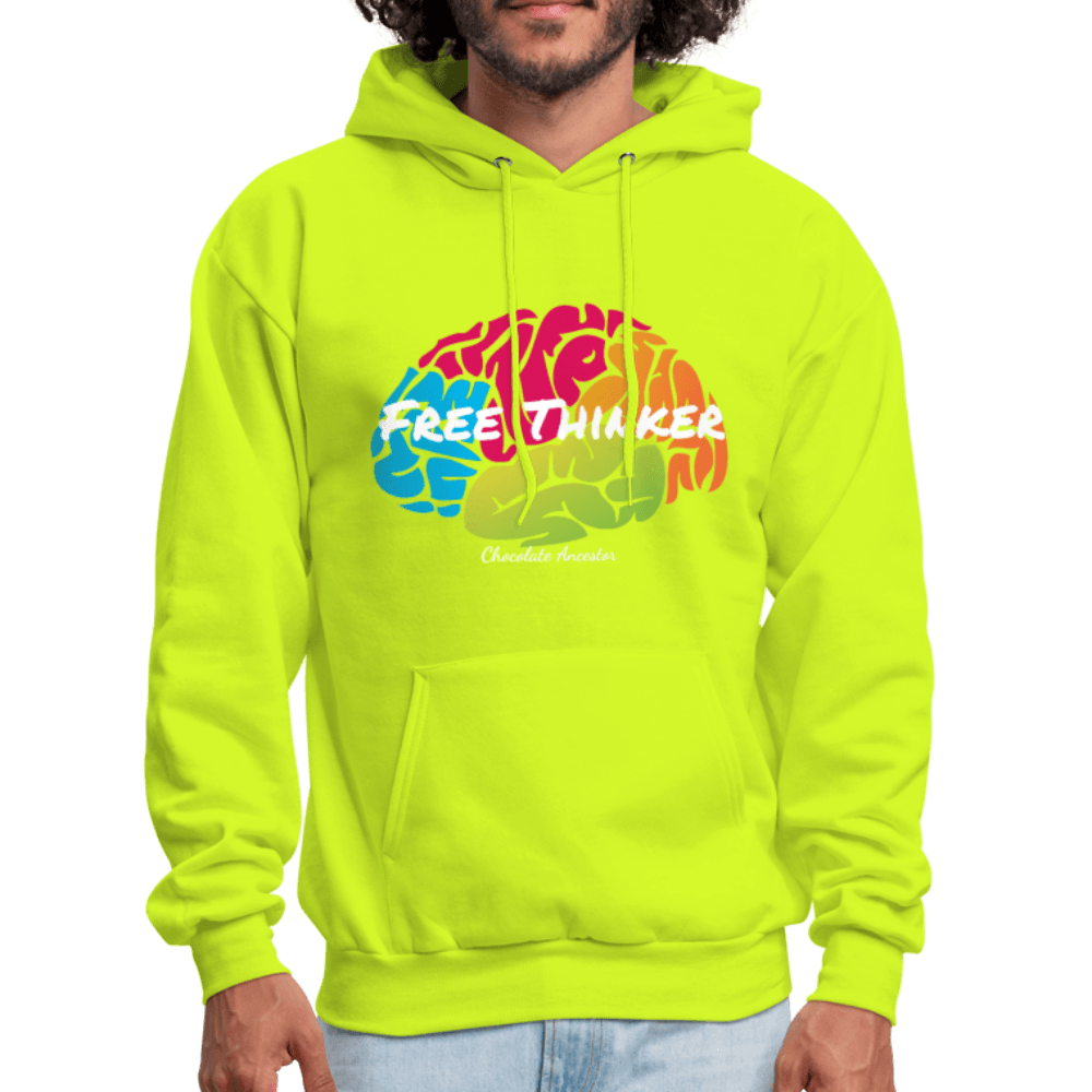 Free Thinker Unisex Hoodie (Style 2) - Chocolate Ancestor