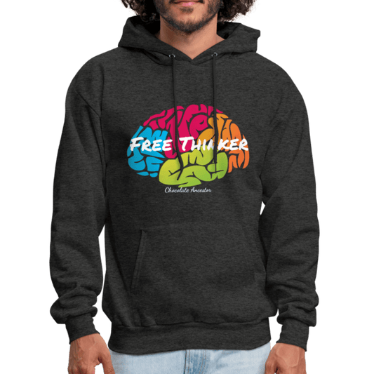 Free Thinker Unisex Hoodie (Style 2) - Chocolate Ancestor