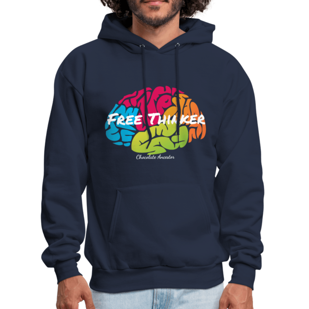 Free Thinker Unisex Hoodie (Style 2) - Chocolate Ancestor