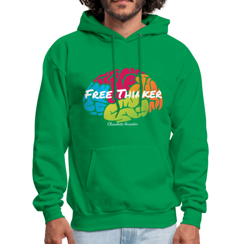 Free Thinker Unisex Hoodie (Style 2) - Chocolate Ancestor