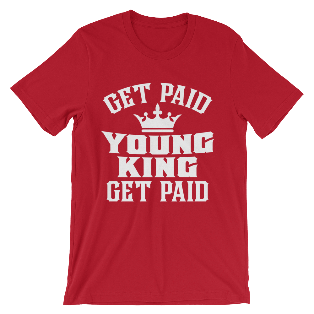 Get Paid Young King Get Paid Men's short sleeve t-shirt - Chocolate Ancestor