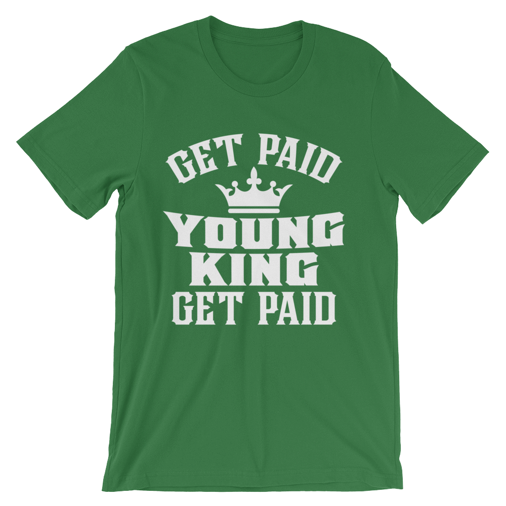 Get Paid Young King Get Paid Men's short sleeve t-shirt - Chocolate Ancestor