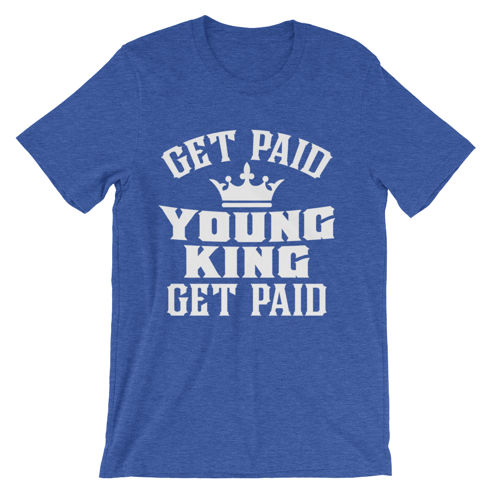 Get Paid Young King Get Paid Men's short sleeve t-shirt - Chocolate Ancestor