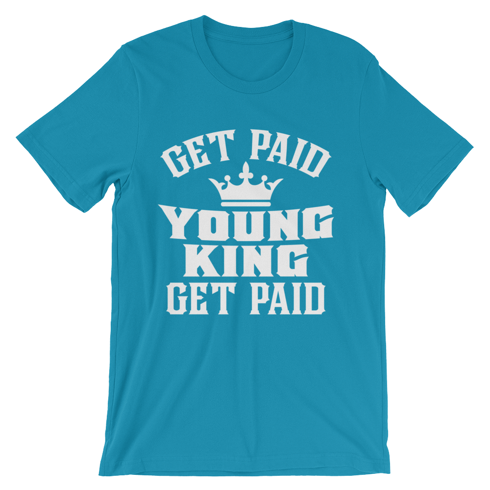 Get Paid Young King Get Paid Men's short sleeve t-shirt - Chocolate Ancestor