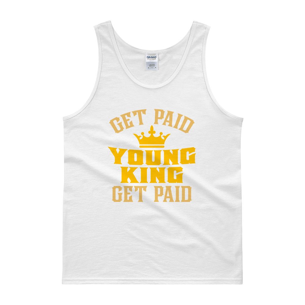 Get Paid Young King Get Paid Men's Tank top - Chocolate Ancestor