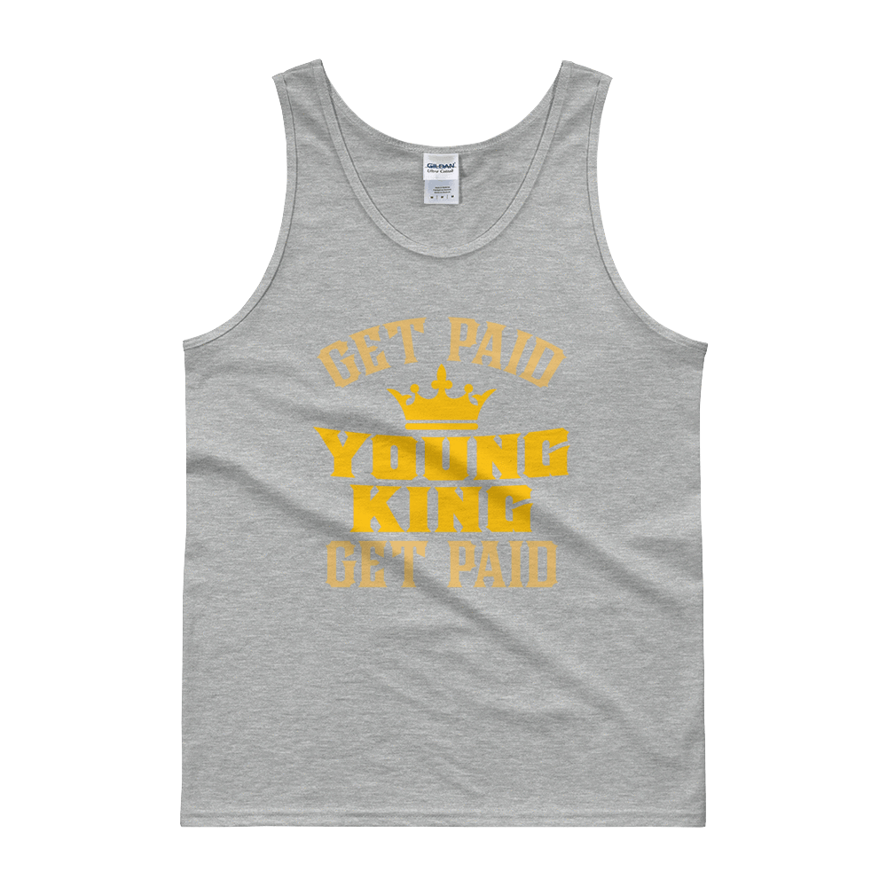 Get Paid Young King Get Paid Men's Tank top - Chocolate Ancestor