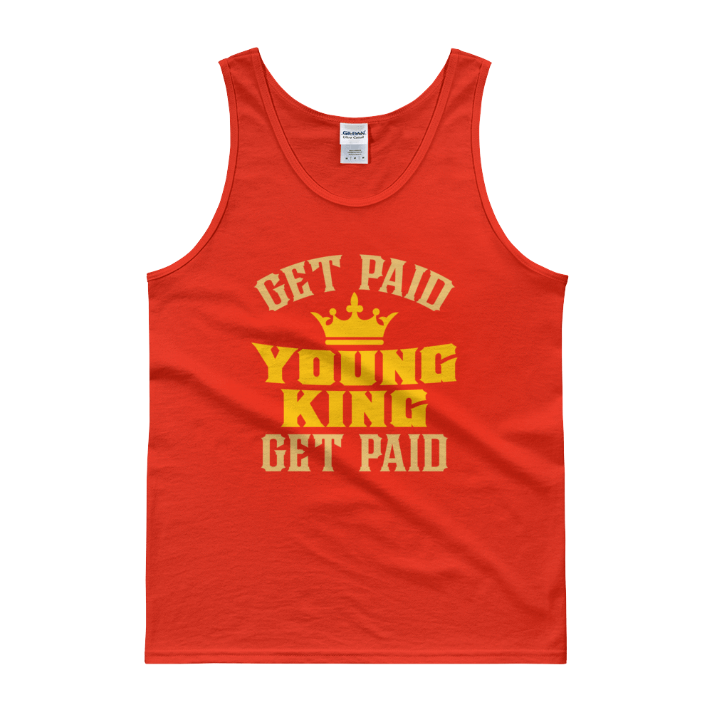 Get Paid Young King Get Paid Men's Tank top - Chocolate Ancestor