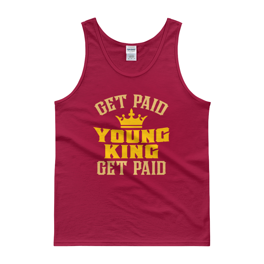 Get Paid Young King Get Paid Men's Tank top - Chocolate Ancestor