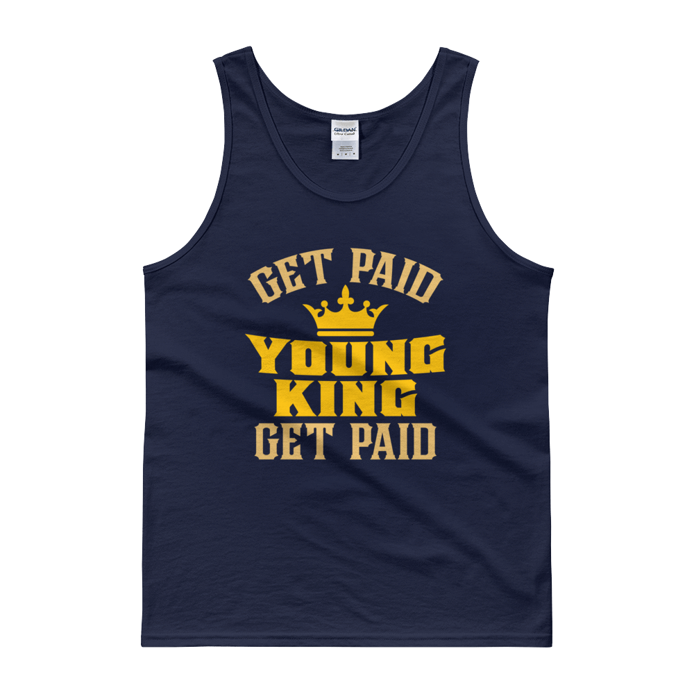 Get Paid Young King Get Paid Men's Tank top - Chocolate Ancestor