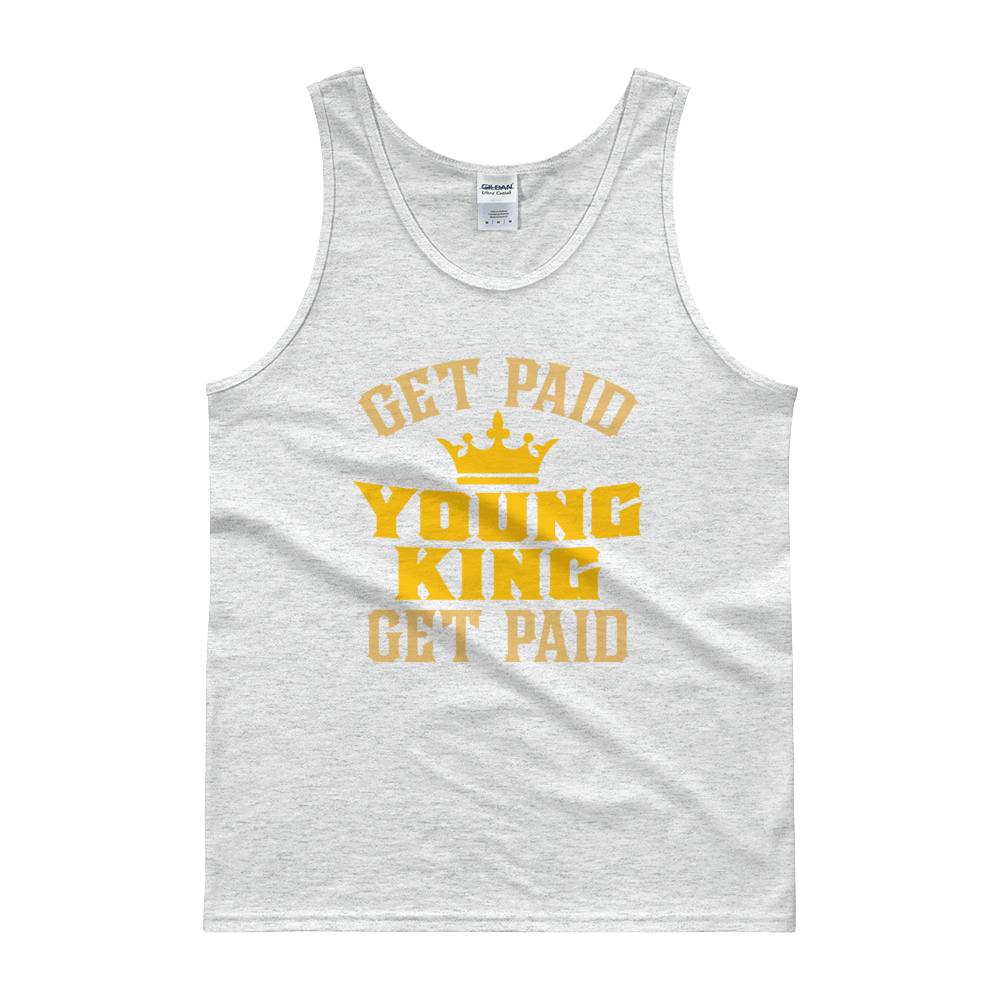 Get Paid Young King Get Paid Men's Tank top - Chocolate Ancestor