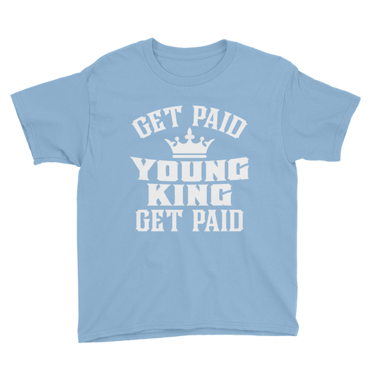 Get Paid Young King Get Paid Youth Short Sleeve T-Shirt - Chocolate Ancestor