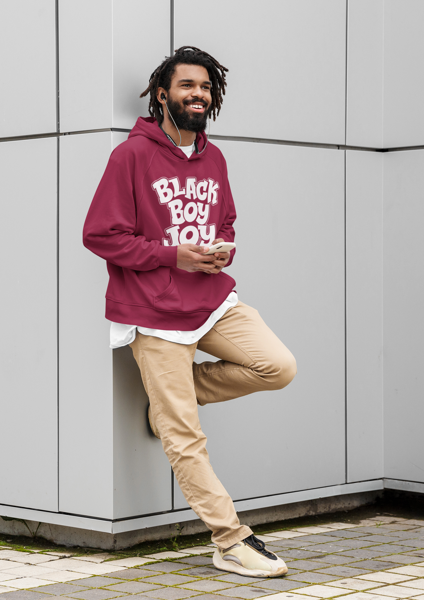 Black Boy Joy Men's Hoodie (Style 2)