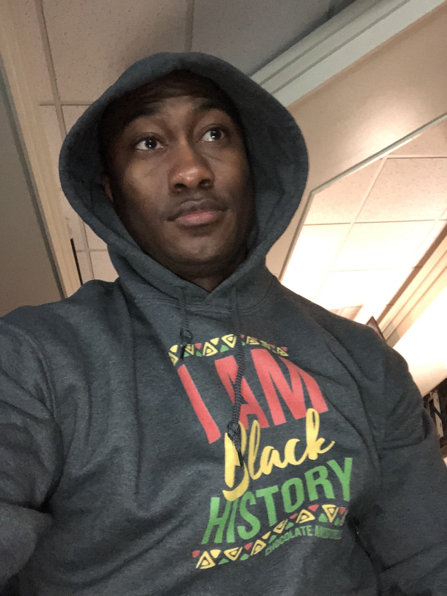 I Am Black History Unisex Hoodie - Chocolate Ancestor