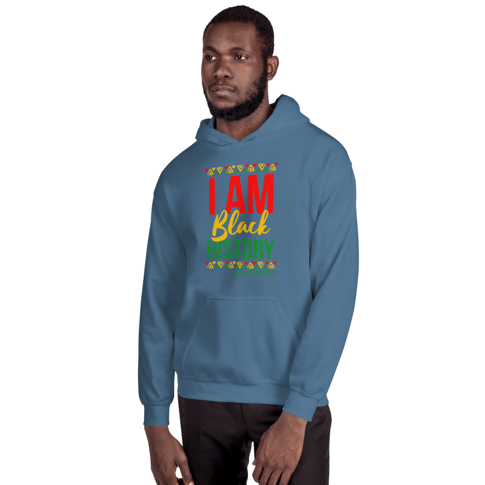 I Am Black History Unisex Hoodie - Chocolate Ancestor