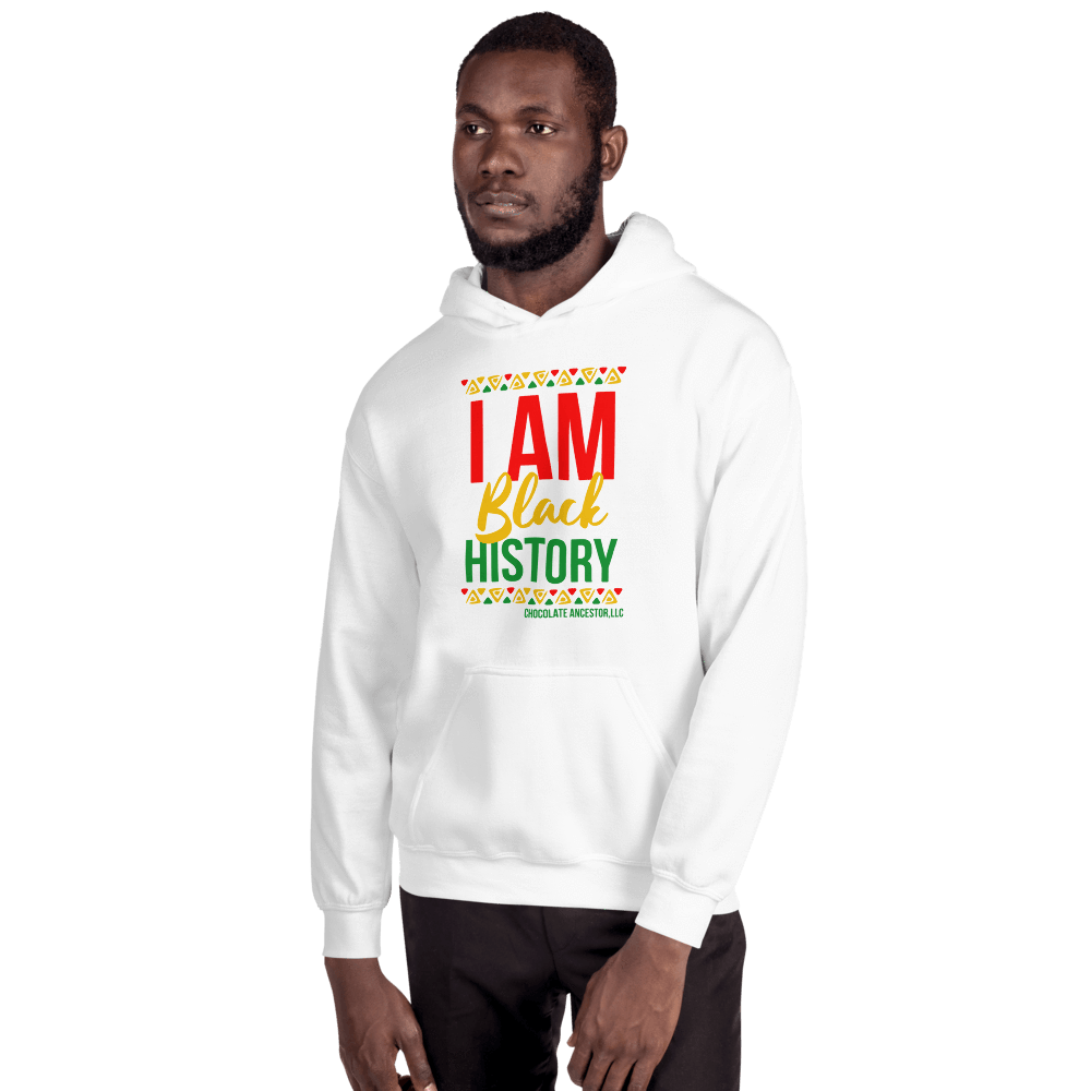 I Am Black History Unisex Hoodie - Chocolate Ancestor