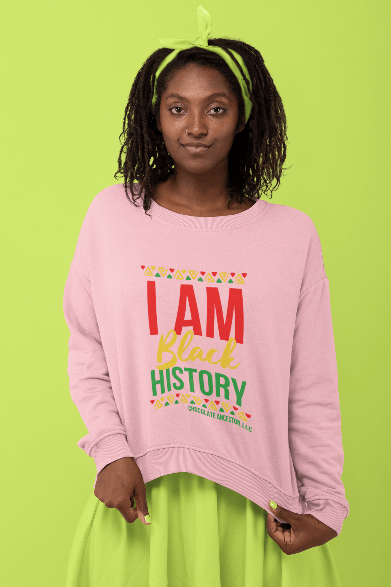 I Am Black History Unisex Sweatshirt - Chocolate Ancestor