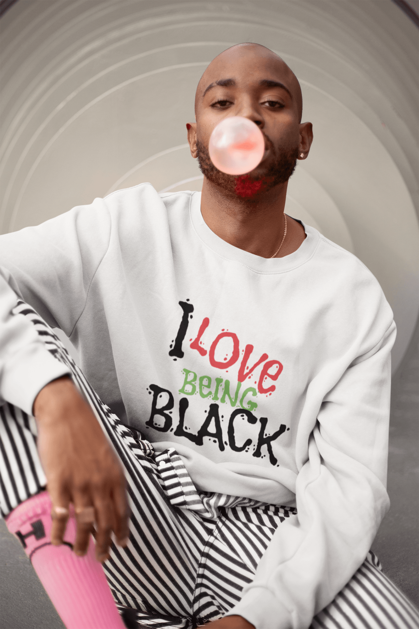 I Love Being Black (Flavors) Sweatshirt (Unisex) - Chocolate Ancestor