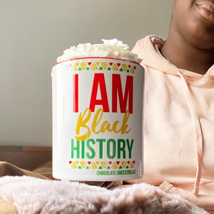 I Am Black History Mug with Color Inside