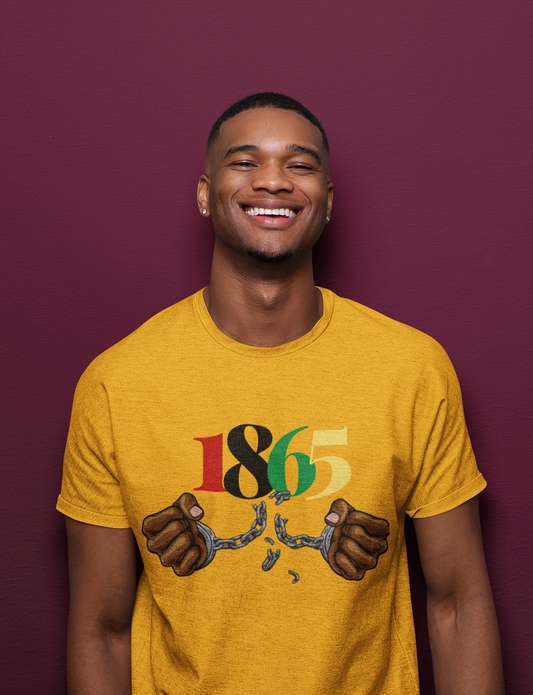 Juneteenth 1865 Freedom Celebration Tee - Unisex Soft Cotton Shirt