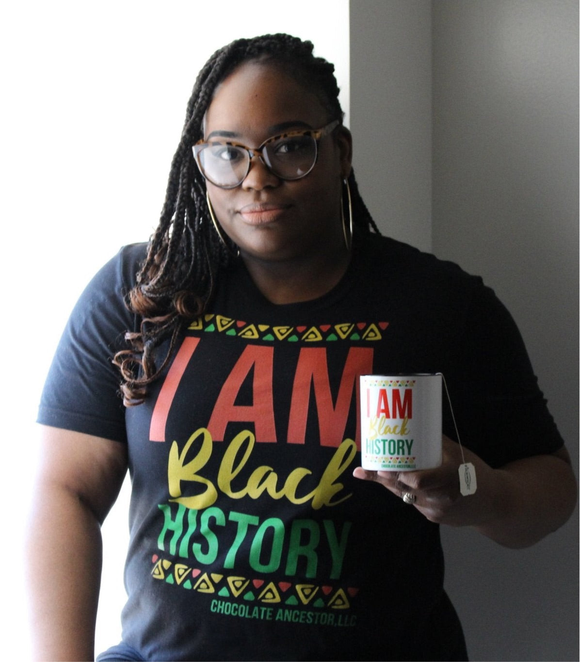 I Am Black History Mug with Color Inside