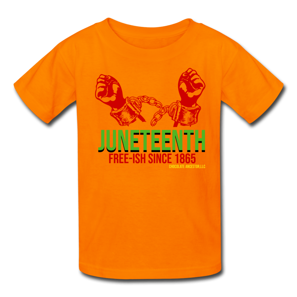 Juneteenth Free-ish Since 1865 Kids' T-Shirt - Chocolate Ancestor