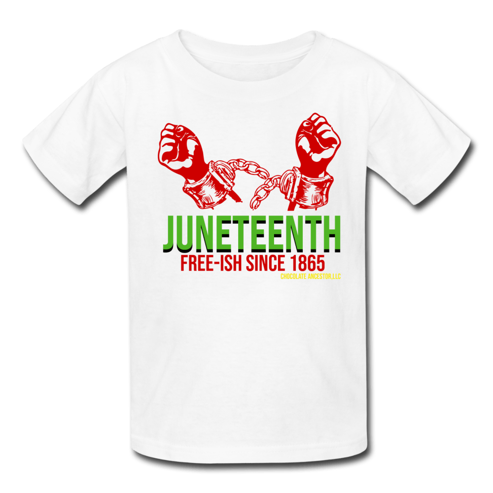 Juneteenth Free-ish Since 1865 Kids' T-Shirt - Chocolate Ancestor