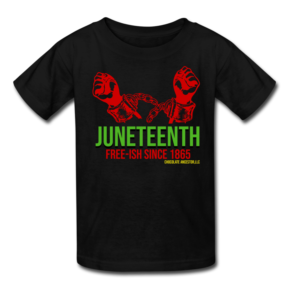 Juneteenth Free-ish Since 1865 Kids' T-Shirt - Chocolate Ancestor