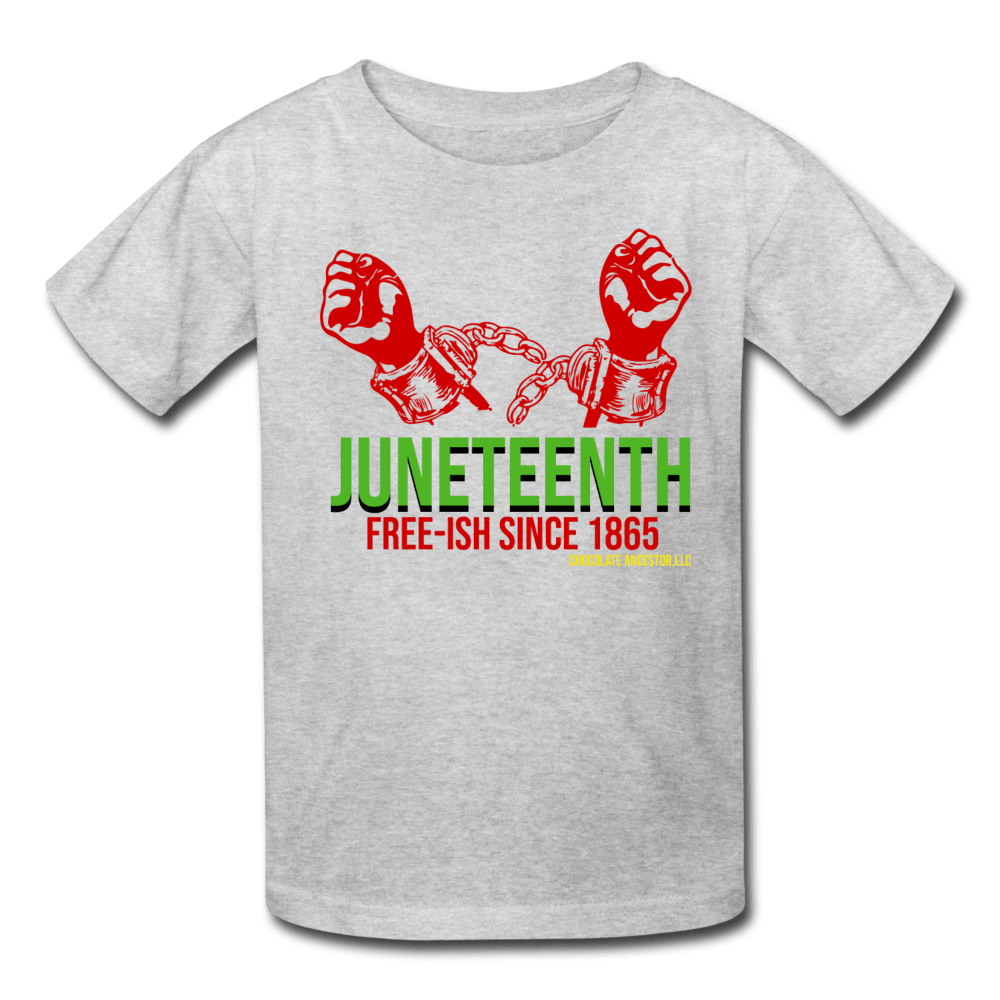 Juneteenth Free-ish Since 1865 Kids' T-Shirt - Chocolate Ancestor