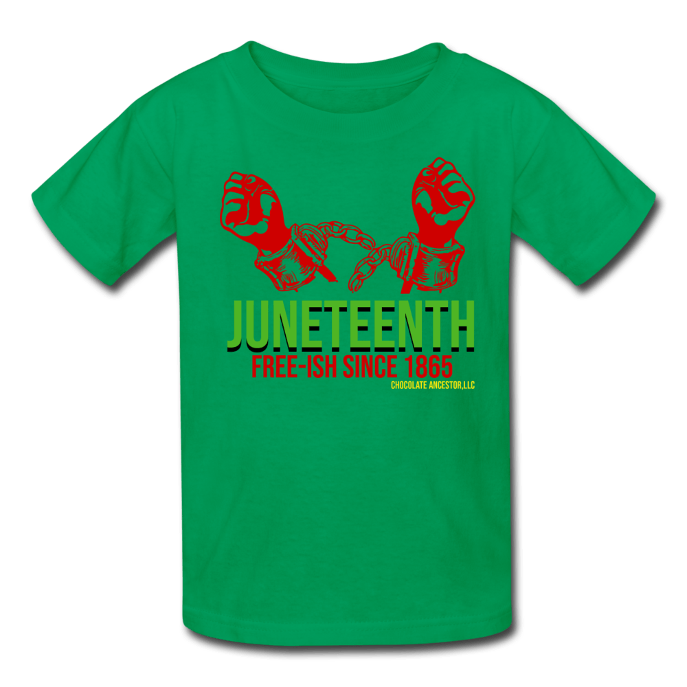 Juneteenth Free-ish Since 1865 Kids' T-Shirt - Chocolate Ancestor