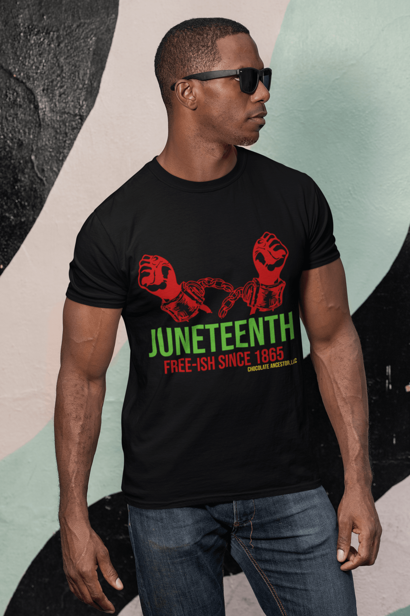 Juneteenth Free-ish Since 1865 Short-Sleeve Unisex T-Shirt - Chocolate Ancestor