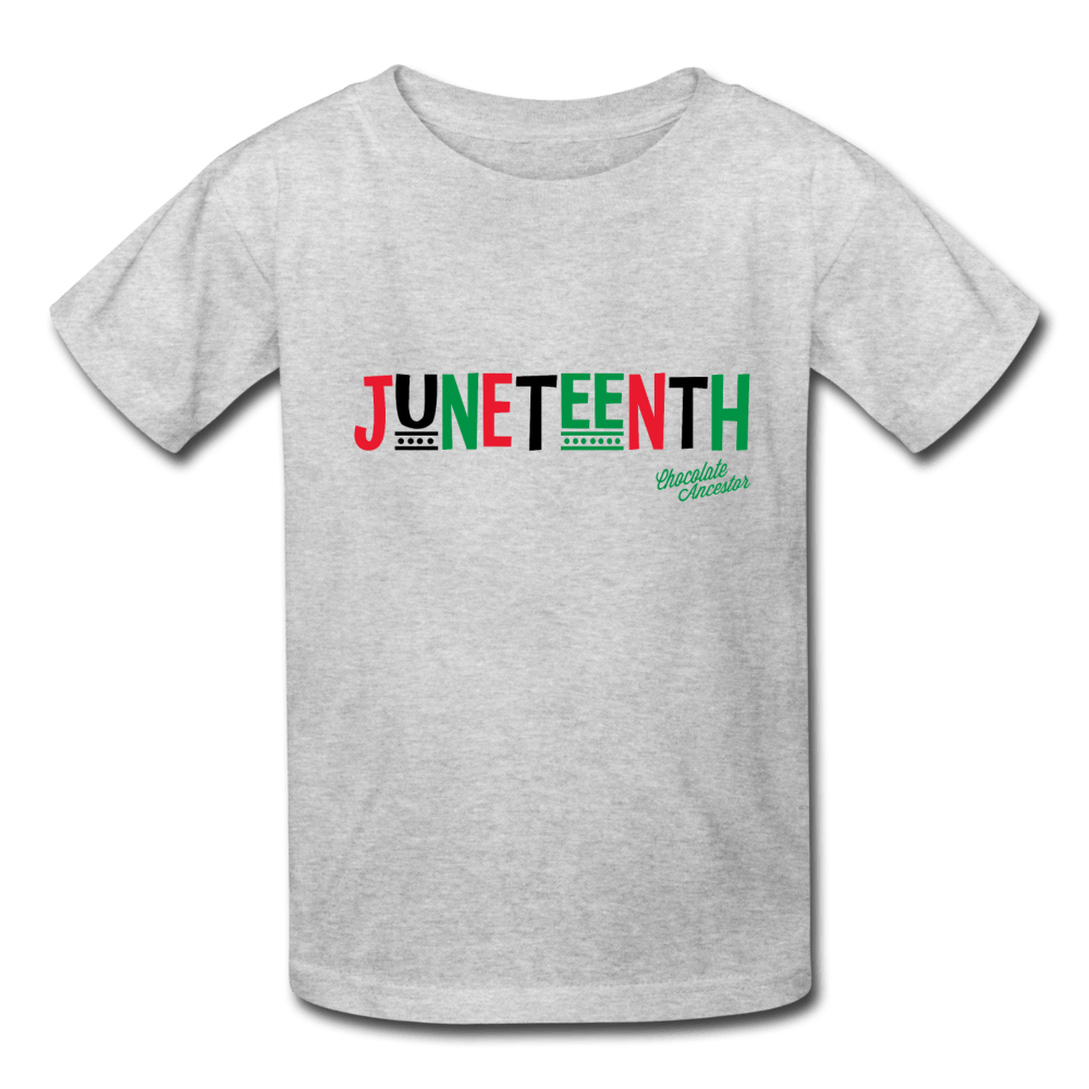 Juneteenth Pan African RBG Kids' T-Shirt - Chocolate Ancestor