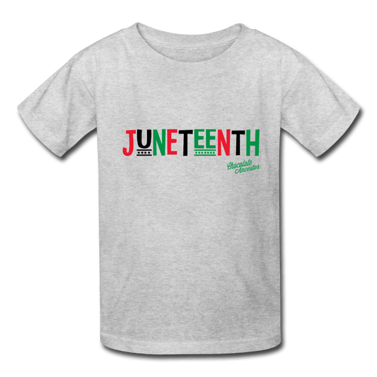 Juneteenth Pan African RBG Kids' T-Shirt - Chocolate Ancestor