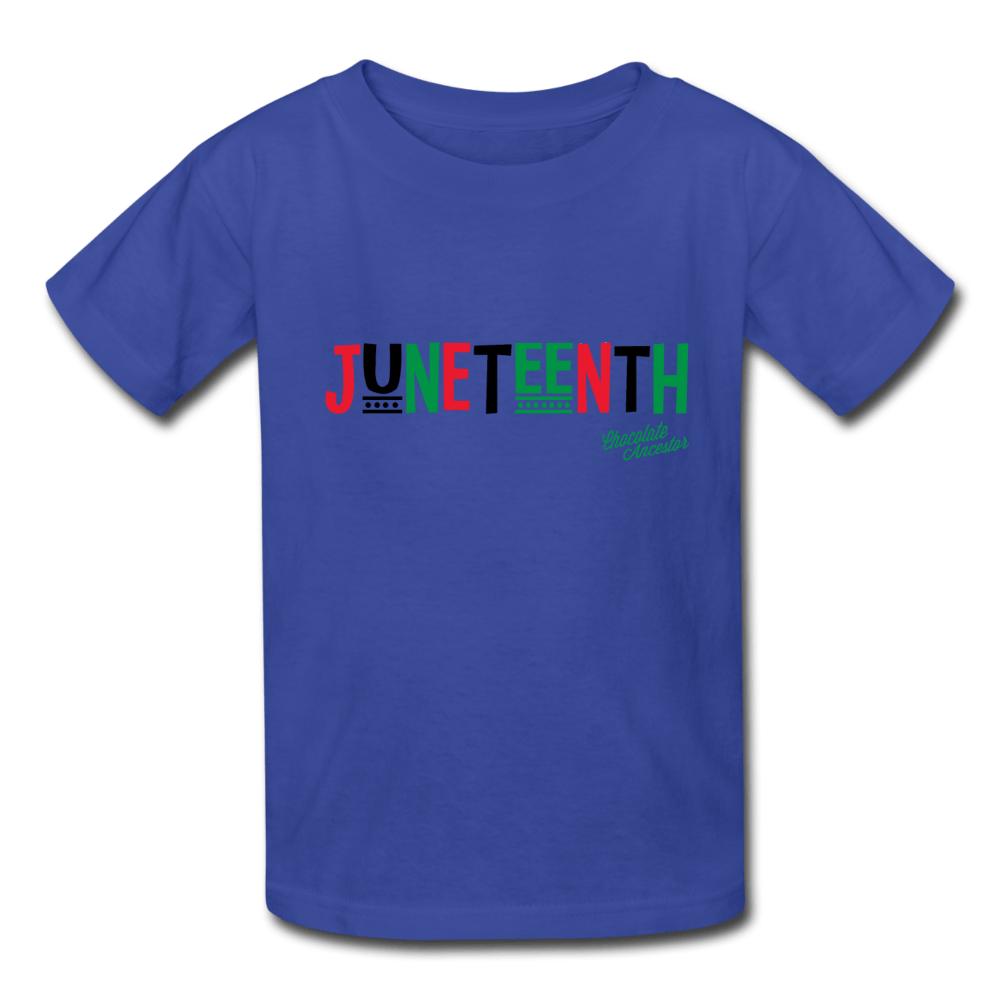 Juneteenth Pan African RBG Kids' T-Shirt - Chocolate Ancestor