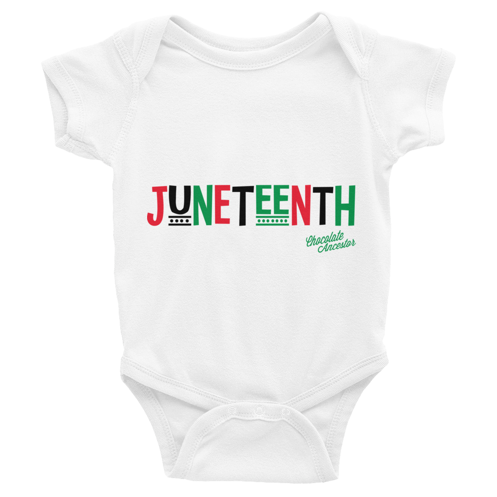 Juneteenth RBG Infant Bodysuit - Chocolate Ancestor