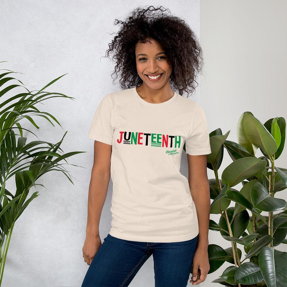 Juneteenth RBG Short-Sleeve Unisex T-Shirt - Chocolate Ancestor