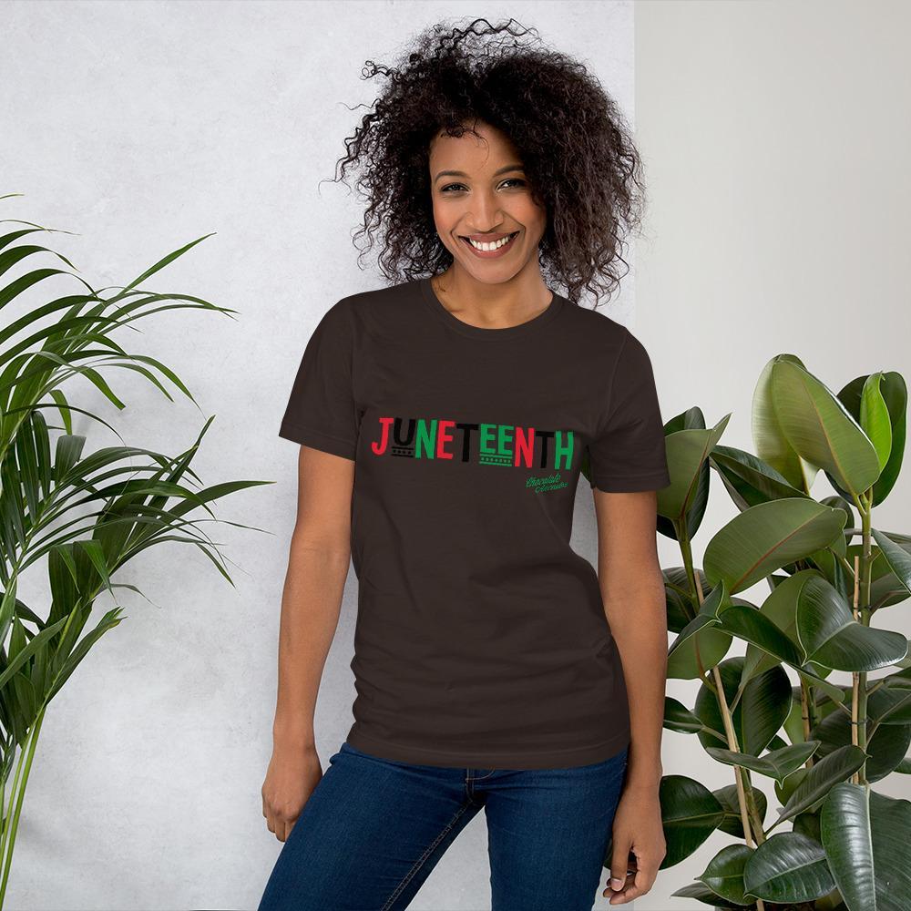 Juneteenth RBG Short-Sleeve Unisex T-Shirt - Chocolate Ancestor