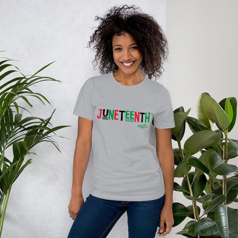 Juneteenth RBG Short-Sleeve Unisex T-Shirt - Chocolate Ancestor