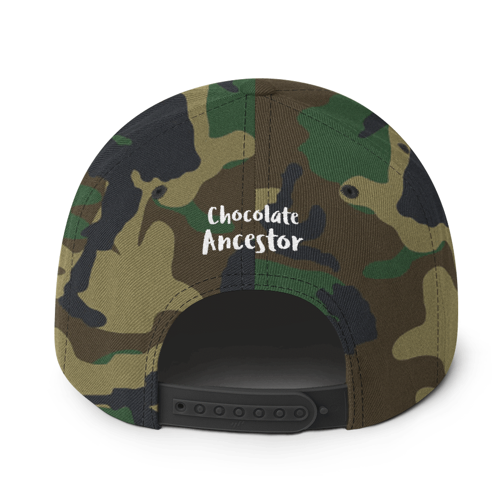 King (Bold) Snapback Hat - Chocolate Ancestor