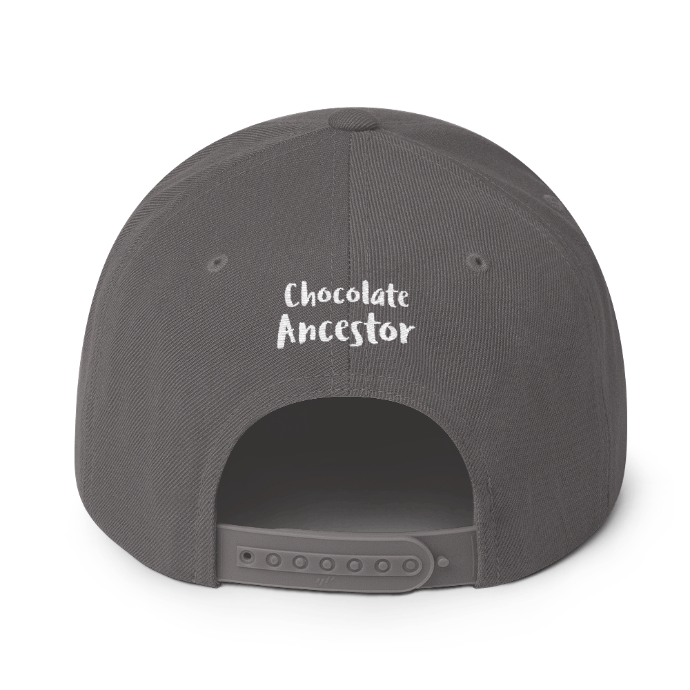 King (Bold) Snapback Hat - Chocolate Ancestor