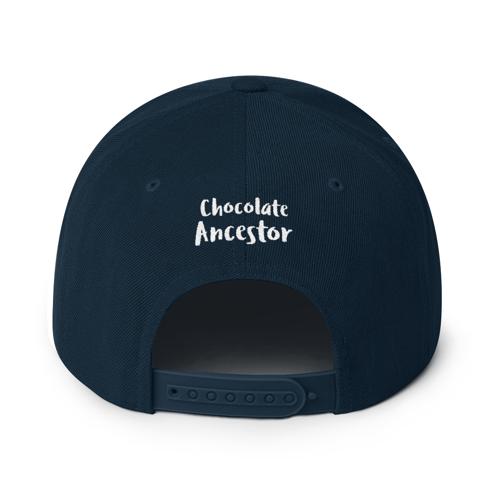 King (Bold) Snapback Hat - Chocolate Ancestor