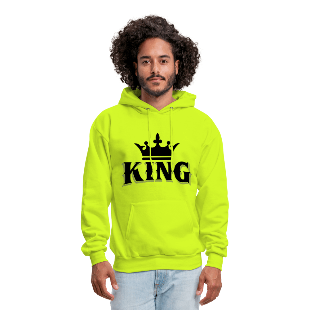 King w/ Crown (Black) Unisex Hoodie (Style 2) - Chocolate Ancestor