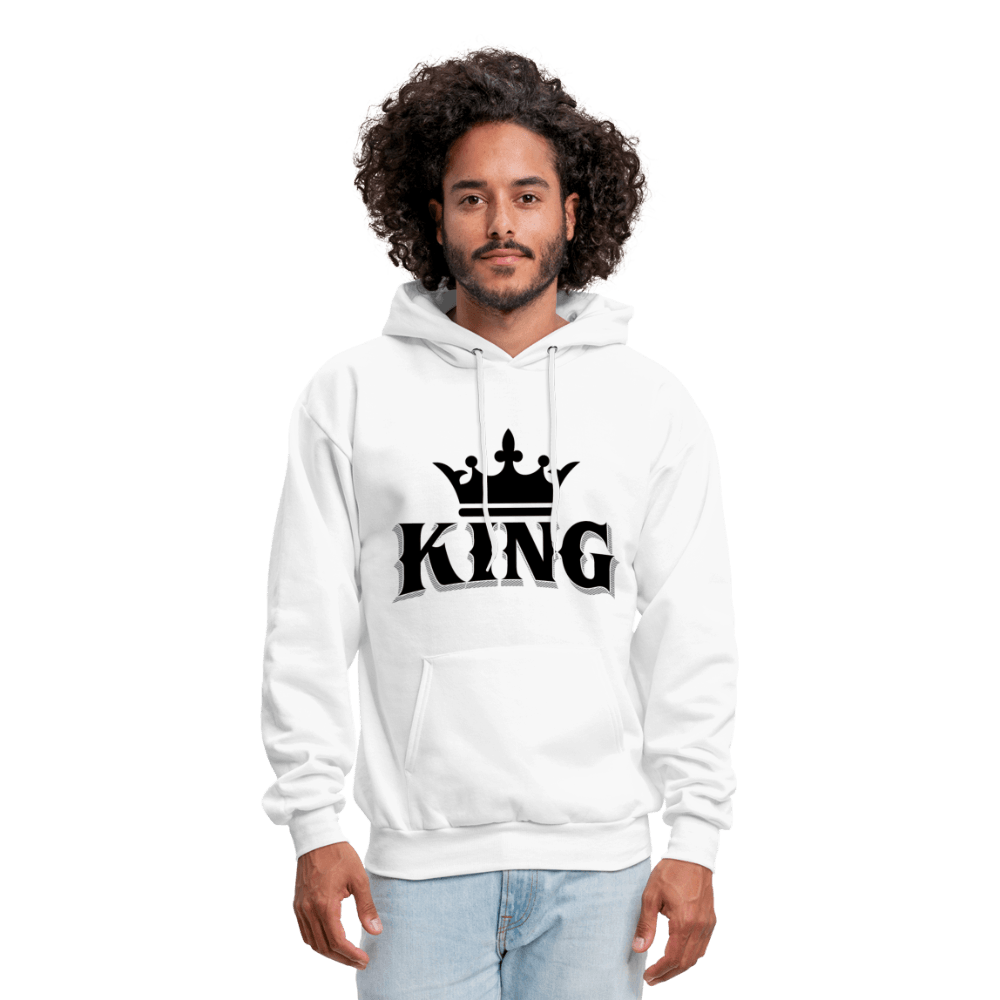 King w/ Crown (Black) Unisex Hoodie (Style 2) - Chocolate Ancestor